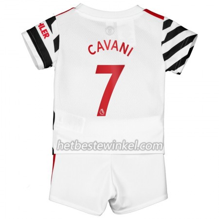 Manchester United Edinson Cavani 7 Voetbaltenues Kind Third 2020/21 - SS (+ Korte broeken)